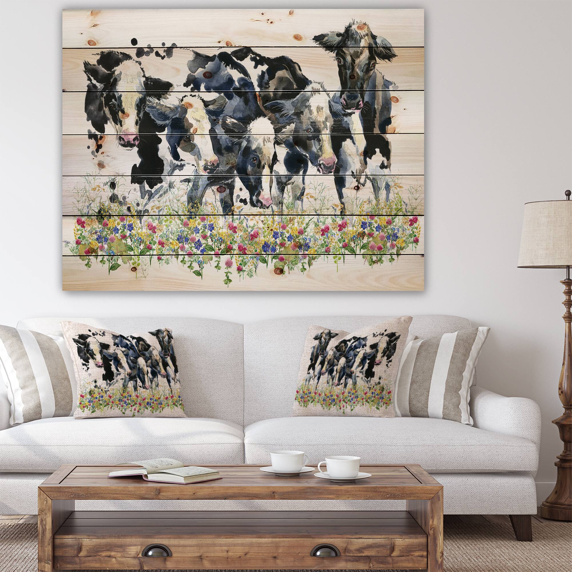 Designart - Dairy cow on field